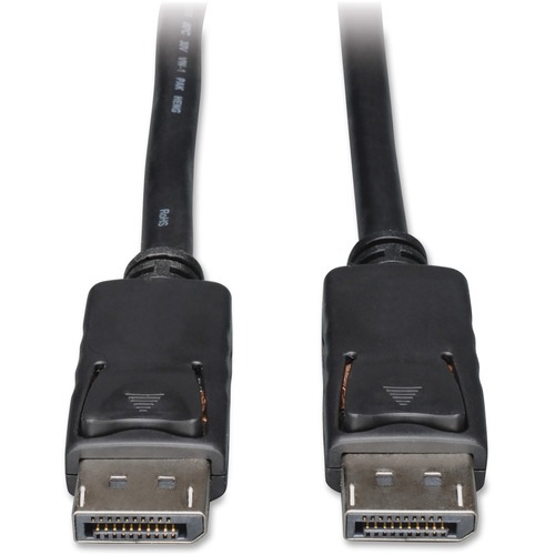DisplayPort Cable with Latches (M/M), 6 ft, Black